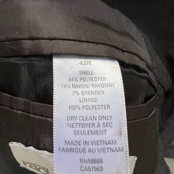 NWOT NORDSTROM Grey Blazer (42R) - Picture 8 of 9